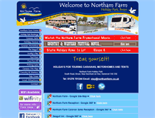 Tablet Screenshot of northamfarm.co.uk